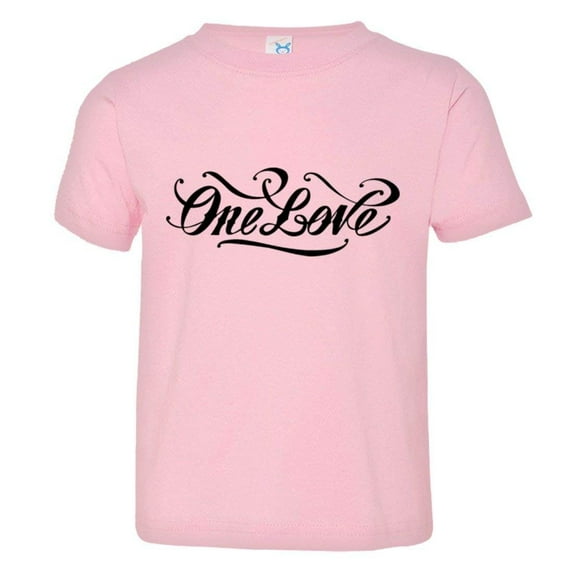PleaseMeTees™ Toddler One Love Lets Get Together It Will Be Alright Tee