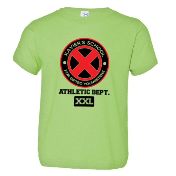 PleaseMeTees™ Toddler Professor X Xaviers School Athletic Alumni HQ Tee