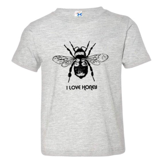 PleaseMeTees™ Toddler Save The I Love Honey Bees HQ Tee
