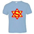 thumbnail image 1 of PleaseMeTees™ Toddler Super Jew Super Man Jewish Star Of David HQ Tee, 1 of 1