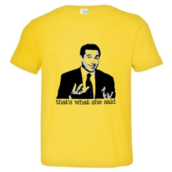 PleaseMeTees™ Toddler Thats What She Said Office Michael Scott HQ Tee