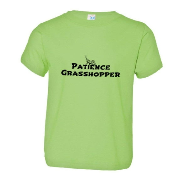 PleaseMeTees™ Toddler Virtue Patience Grasshopper Shogun Kung Fu HQ Tee