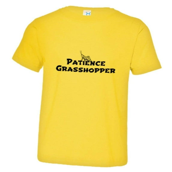 PleaseMeTees™ Toddler Virtue Patience Grasshopper Shogun Kung Fu HQ Tee