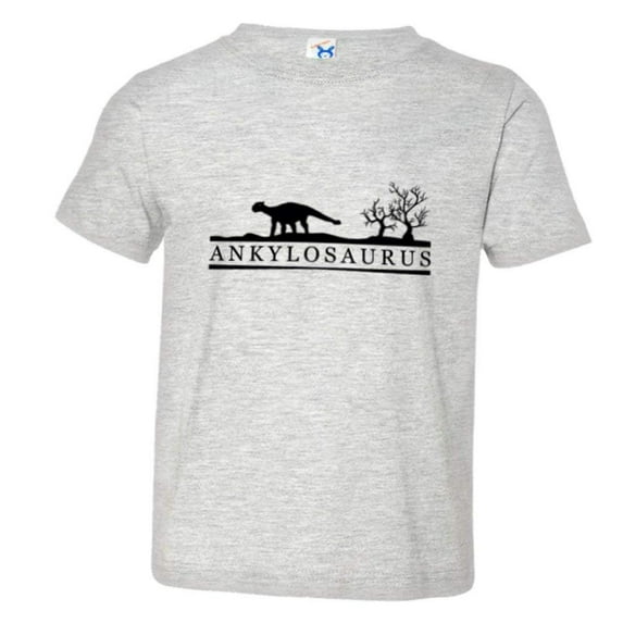 PleaseMeTees™ Toddler ankylosaurus Educational Dinosaur Sketch HQ Tee