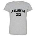 thumbnail image 1 of PleaseMeTees™ Womens Atlanta 404 Area Code Distressed HQ Fashion Tee, 1 of 1