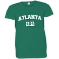 thumbnail image 1 of PleaseMeTees™ Womens Atlanta 404 Area Code Distressed HQ Fashion Tee, 1 of 1
