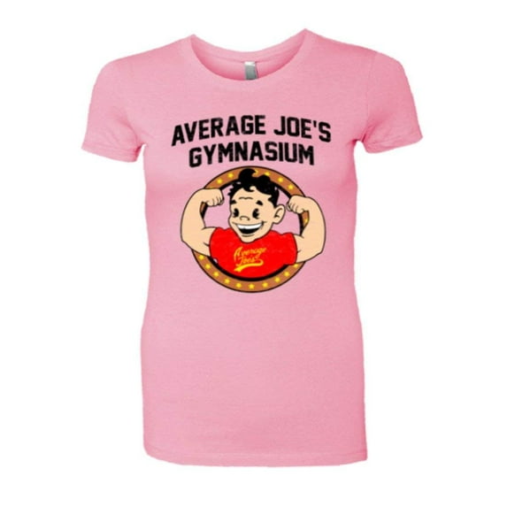 PleaseMeTees™ Womens Average Joe's Gymnasium Dodgeball Logo HQ Tee