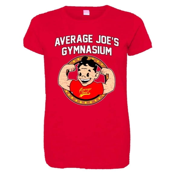 PleaseMeTees™ Womens Average Joe's Gymnasium Dodgeball Logo HQ Tee