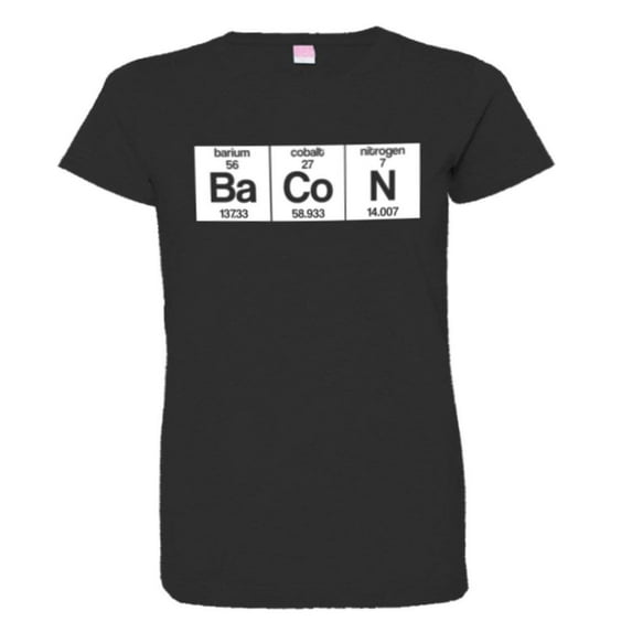 PleaseMeTees™ Womens Bacon Peroidic Chart HQ Tee