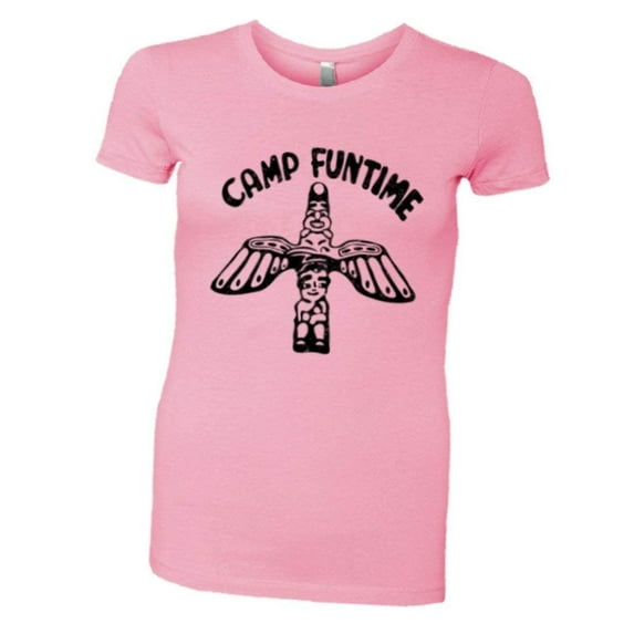 PleaseMeTees™ Womens Blondie Camp Funtime Play Famous Distressed HQ Tee