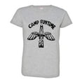 thumbnail image 1 of PleaseMeTees™ Womens Blondie Camp Funtime Play Famous Distressed HQ Tee, 1 of 1