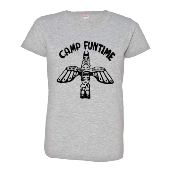 PleaseMeTees™ Womens Blondie Camp Funtime Play Famous Distressed HQ Tee