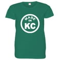 thumbnail image 1 of PleaseMeTees™ Womens Born Made In Kansas City KS MO Logo Label HQ Tee, 1 of 1