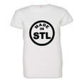 thumbnail image 1 of PleaseMeTees™ Womens Born Made In ST Louis MO Missouri Logo Label HQ Tee, 1 of 1