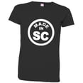 thumbnail image 1 of PleaseMeTees™ Womens Born Made In South Carolina SC Logo Label HQ Tee, 1 of 1
