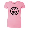 thumbnail image 1 of PleaseMeTees™ Womens Born Made In South Carolina SC Logo Label HQ Tee, 1 of 1