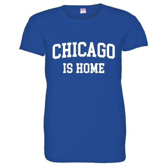 PleaseMeTees™ Womens Chicago Is Home Born In From Chitown Illinois Tee