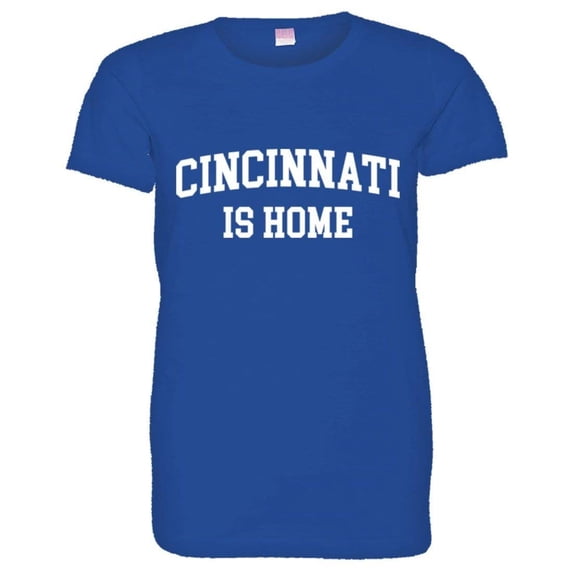 PleaseMeTees™ Womens Cincinnati Ohio Is Home Born In From HQ Tee