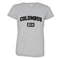 thumbnail image 1 of PleaseMeTees™ Womens Columbus 614 CBUS Area Code Distressed HQ Tee, 1 of 1