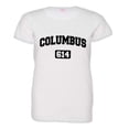 thumbnail image 1 of PleaseMeTees™ Womens Columbus 614 CBUS Area Code Distressed HQ Tee, 1 of 1