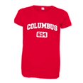 thumbnail image 1 of PleaseMeTees™ Womens Columbus 614 CBUS Area Code Distressed HQ Tee, 1 of 1