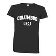 thumbnail image 1 of PleaseMeTees™ Womens Columbus 614 CBUS Area Code Distressed HQ Tee, 1 of 1