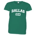 thumbnail image 1 of PleaseMeTees™ Womens Dallas 214 Area Code Distressed HQ Tee, 1 of 2