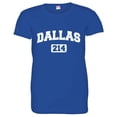 thumbnail image 1 of PleaseMeTees™ Womens Dallas 214 Area Code Distressed HQ Tee, 1 of 2