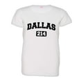thumbnail image 1 of PleaseMeTees™ Womens Dallas 214 Area Code Distressed HQ Tee, 1 of 2