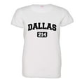thumbnail image 1 of PleaseMeTees™ Womens Dallas 214 Area Code Distressed HQ Tee, 1 of 2