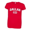thumbnail image 1 of PleaseMeTees™ Womens Dallas 214 Area Code Distressed HQ Tee, 1 of 2