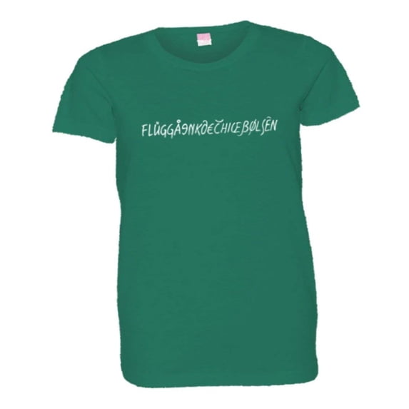 PleaseMeTees™ Womens Fluggaenkoechiebolsen Eurotrip Vander Safe Word Tee