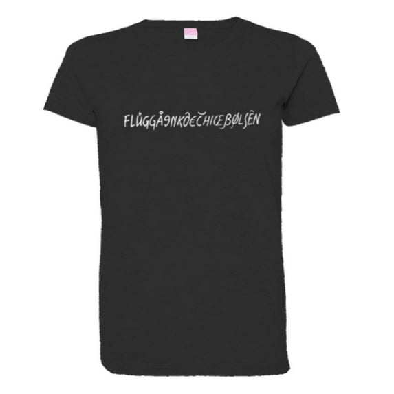 PleaseMeTees™ Womens Fluggaenkoechiebolsen Eurotrip Vander Safe Word Tee