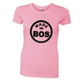 thumbnail image 1 of PleaseMeTees™ Womens From Born Made In Boston MA Strong Logo Label HQ Tee, 1 of 1