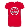 thumbnail image 1 of PleaseMeTees™ Womens From Born Made In Boston MA Strong Logo Label HQ Tee, 1 of 1