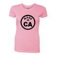 thumbnail image 1 of PleaseMeTees™ Womens From Born Made In California CA Logo Label HQ Tee, 1 of 1
