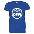 thumbnail image 1 of PleaseMeTees™ Womens From Born Made In Dallas Texas DFW Logo Label HQ Tee, 1 of 1
