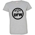 thumbnail image 1 of PleaseMeTees™ Womens From Born Made In Dallas Texas DFW Logo Label Tee, 1 of 1