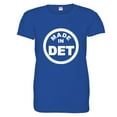 thumbnail image 1 of PleaseMeTees™ Womens From Born Made In Detroit MI Logo Label Tag HQ Tee, 1 of 1