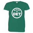 thumbnail image 1 of PleaseMeTees™ Womens From Born Made In Detroit MI Logo Label Tag Tee, 1 of 1