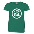 thumbnail image 1 of PleaseMeTees™ Womens From Born Made In Georgia GA Logo Label Tag HQ Tee, 1 of 1