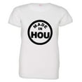 thumbnail image 1 of PleaseMeTees™ Womens From Born Made In Houston TX Logo Label HQ Tee, 1 of 1