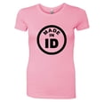 thumbnail image 1 of PleaseMeTees™ Womens From Born Made In Idaho Potato ID Logo Label HQ Tee, 1 of 1