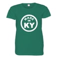thumbnail image 1 of PleaseMeTees™ Womens From Born Made In Kentucky KY Logo Label HQ Tee, 1 of 1