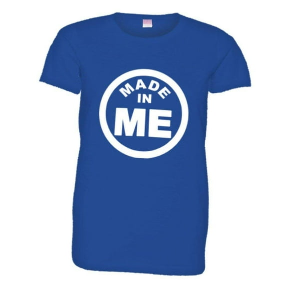 PleaseMeTees™ Womens From Born Made In Maine Me Logo Label Tag HQ Tee