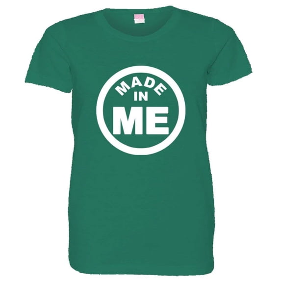 PleaseMeTees™ Womens From Born Made In Maine Me Logo Label Tag HQ Tee