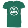 thumbnail image 1 of PleaseMeTees™ Womens From Born Made In Minnesota MN Logo Label HQ Tee, 1 of 1