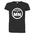 thumbnail image 1 of PleaseMeTees™ Womens From Born Made In Minnesota MN Logo Label HQ Tee, 1 of 1