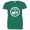 thumbnail image 1 of PleaseMeTees™ Womens From Born Made In Montana MT Logo Label HQ Tee, 1 of 1
