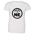 thumbnail image 1 of PleaseMeTees™ Womens From Born Made In Nebraska NE Logo Label HQ Tee, 1 of 1